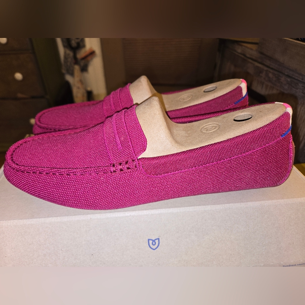 Rothy’s Raspberry Drivers Size 12.5 - Picture 2 of 5